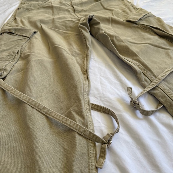 Zara Men's Khaki Cargo Pants size 32 - Picture 2 of 6